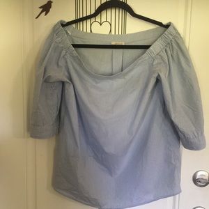 Halogen off shoulder blouse